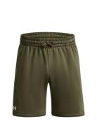 Ua Rival Fleece Shorts Sport Shorts Sweat Shorts Green Under Armour