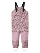 Nmfalfa08 Softshell Bib Pant Flower Fo Outerwear Rainwear Bottoms Pink...