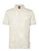 Penrose 108 Tops Polos Short-sleeved Cream BOSS