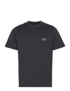 Cotton Jersey Frode Emb Logo Tee Tops T-Kortærmet Skjorte Black Mads N...