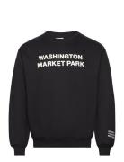 Washington Sweatshirt Tops Sweatshirts & Hoodies Sweatshirts Black Les...