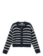 Nkfveronja Ls Boxy Knit Card Tops Knitwear Cardigans Navy Name It