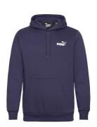 Ess Small Logo Hoodie Fl Sport Sweatshirts & Hoodies Hoodies Navy PUMA