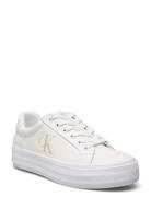 Vulc Flatform Low Mg Lth Low-top Sneakers White Calvin Klein