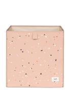 3 Sprouts Storage Box, Terrazzo/Clay Home Kids Decor Storage Storage B...
