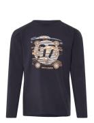 T-Shirt Ls Tops T-shirts Long-sleeved T-Skjorte Grey Minymo