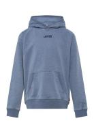 Lvb Headline Indigo Hoodie / Lvb Headline Indigo Hoodie Tops Sweatshir...