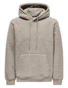 Onsemilio Reg Teddy Hoodie Sweat Vd Tops Sweatshirts & Hoodies Hoodies...