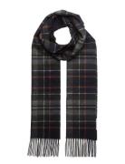 Barbour New Check Scar Accessories Scarves Winter Scarves Navy Barbour