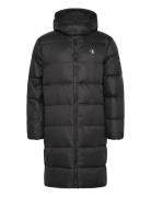 Essentials Down Long Parka Parka Jakke Black Calvin Klein Jeans