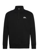 Half Zip Sweater Sl Tops Sweatshirts & Hoodies Sweatshirts Black Alpha...