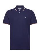 Tipped Polo Org Piq Tops Polos Short-sleeved Navy Original Penguin