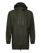 Curve Jacket Outerwear Rainwear Rain Coats Green Rains