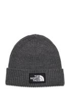 Kids Tnf Box Logo Cuffed Beanie Accessories Headwear Hats Beanie Grey ...