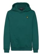 Pullover Hoodie Tops Sweatshirts & Hoodies Hoodies Green Lyle & Scott