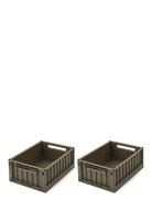 Weston Storage Box S 2-Pack Home Kids Decor Storage Storage Boxes Brow...