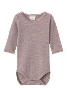 Nbfwang Wool Needle Ls Body Solid Noos Bodies Long-sleeved Purple Name...