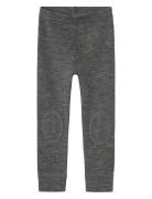 Nmmwang Wool Rib Longjohn Bottoms Leggings Grey Name It