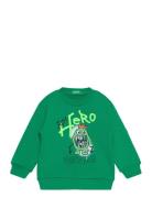 Sweater L/S Tops Sweatshirts & Hoodies Sweatshirts Green United Colors...