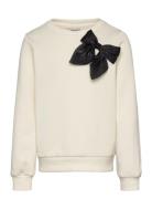 Kogbow L/S O-Neck Swt Tops Knitwear Pullovers Cream Kids Only