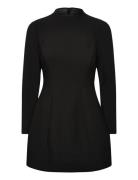 Delphi Long Sleeve Mini Dress Kort Kjole Black Bardot