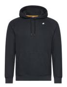 Alban Heavy Fleece Tops Sweatshirts & Hoodies Hoodies Black K-Way