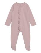 Baby Frilla Full Bodysuit Langærmet Body Pink Gugguu