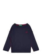 Sweater L/S Tops Sweatshirts & Hoodies Sweatshirts Navy United Colors ...