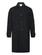 Michael 3.0 Wool Coat Uldfrakke Frakke Black Les Deux