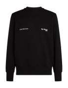 Calvin Klein 1978 Crew Neck Tops Sweatshirts & Hoodies Sweatshirts Bla...