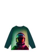 Rube Tops T-shirts Long-sleeved T-Skjorte Green Molo