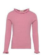 Pullover Stripe Tops Knitwear Pullovers Pink Creamie