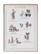 Be A Good Friend - På Engelska Home Kids Decor Posters & Frames Poster...