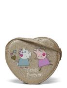 Nmfamada Peppapig Glitter Bag Cplg Tote Taske Gold Name It