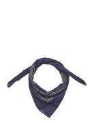 Polka-Dot Cotton Bandanna Accessories Scarves Lightweight Scarves Navy...