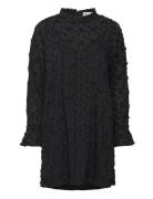 Julia Mock Neck Dress Kort Kjole Black Once Untold