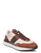 Train 89 Suede-Paneled Sneaker Low-top Sneakers Brown Polo Ralph Laure...