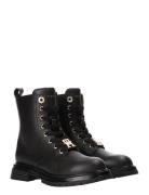 Lace-Up Bootie Black Boots Støvler Black Tommy Hilfiger