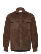 Utility Overshirt Tops Overshirts Brown Revolution