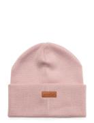 Merino Basic Beanie Accessories Headwear Hats Beanie Pink Gugguu