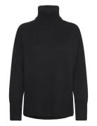 Maeva Tops Knitwear Turtleneck Black Andiata