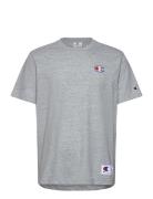 Crewneck T-Shirt Tops T-Kortærmet Skjorte Grey Champion