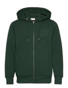 Reg Tonal Shield Full Zip Hoodie Tops Sweatshirts & Hoodies Hoodies Gr...