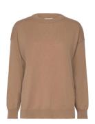 Superfine Lambswool C-Neck Tops Knitwear Jumpers Beige GANT