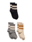 Anker Socks - 3-Pack Socks & Tights Socks Multi/patterned Mp Denmark