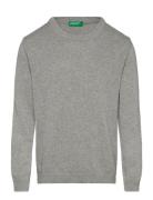 Sweater L/S Tops Sweatshirts & Hoodies Sweatshirts Grey United Colors ...