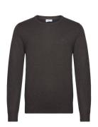 Ecovero L/S O-Neck Knit Tops Knitwear Round Necks Brown Lindbergh