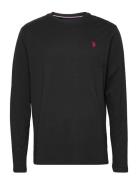 Uspa T-Shirt Ls Brolin Men Tops T-Langærmet Skjorte Black U.S. Polo As...