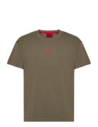 Laze T-Shirt Designers T-Kortærmet Skjorte Brown HUGO