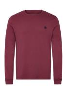 Dunstan River Long Sleeve Tee Cordovan Designers T-Langærmet Skjorte B...